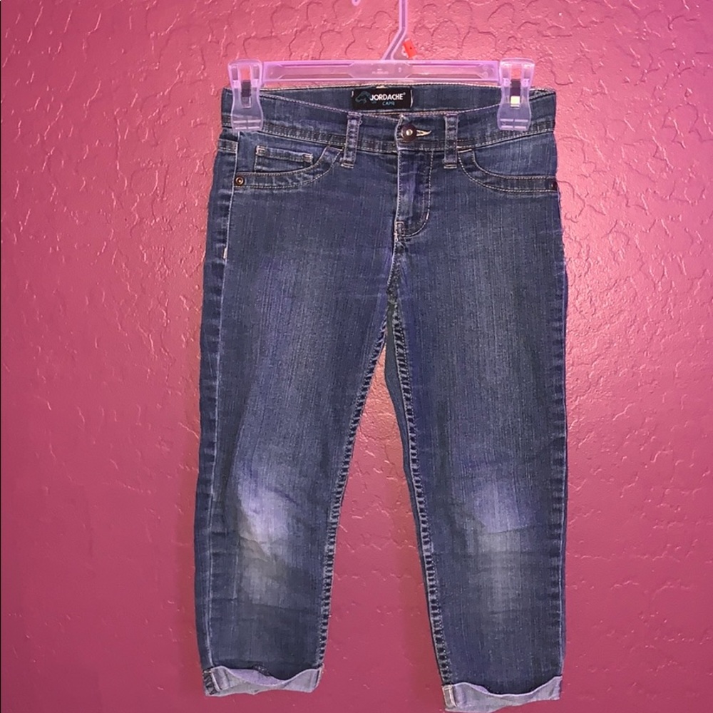denim capris
